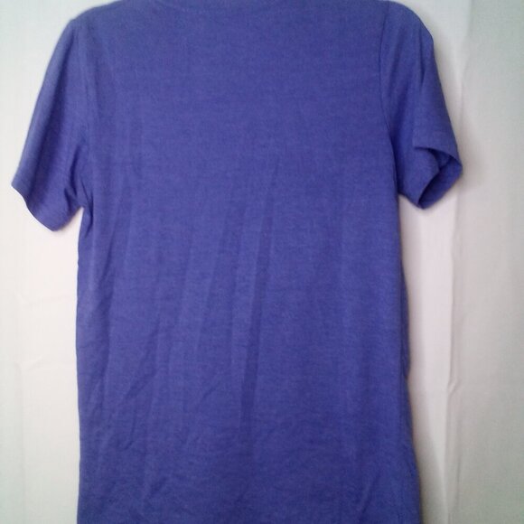 Home Of The Brave Shirt Women S Short Sleeve Liberty Freedom Justice Flag USA - Picture 11 of 14